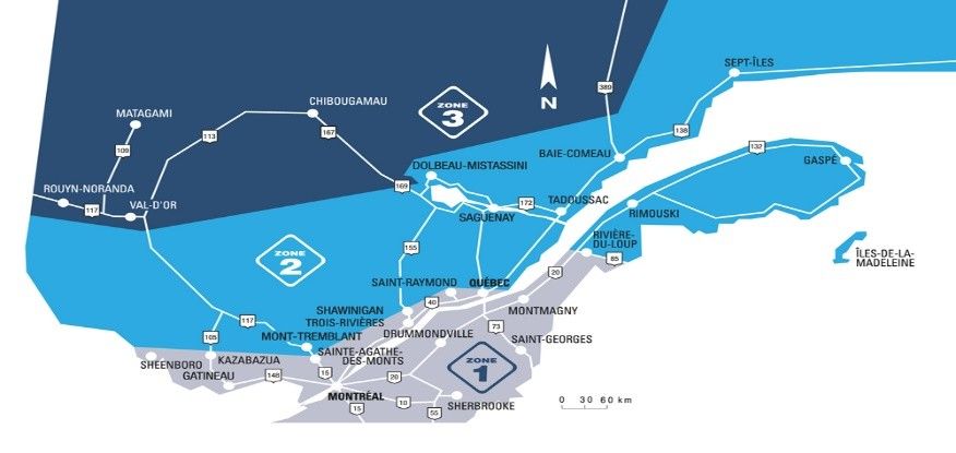 Spring Thaw Zones